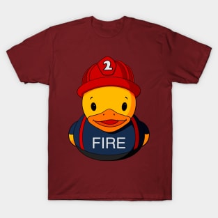 Fire Chief Rubber Duck T-Shirt